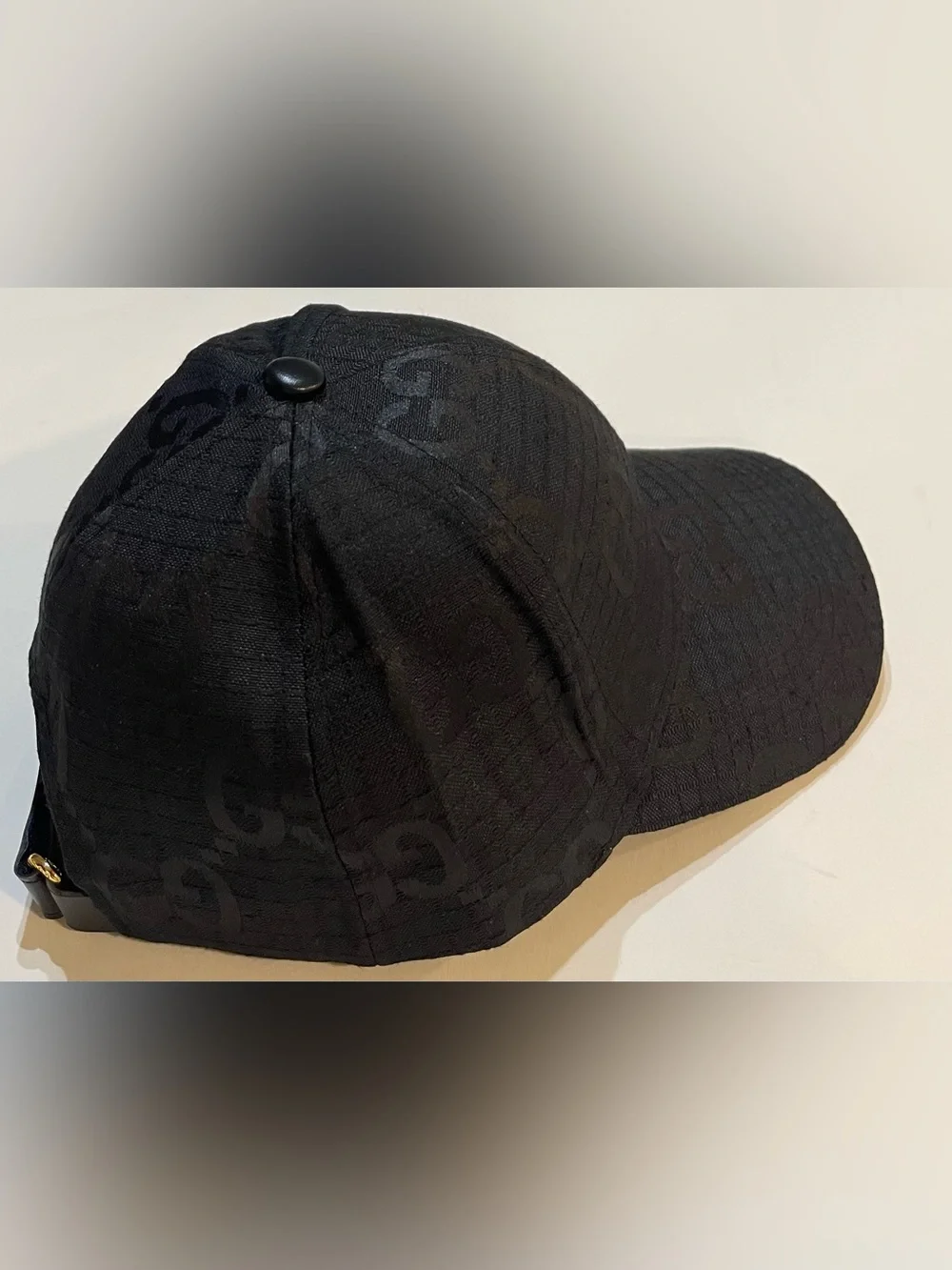 Black Gucci GG Hat